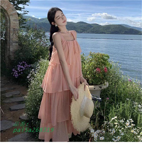 リゾートワンピース レディース サマードレス ワンピース Aライン ハワイ 沖縄 pai5a268319