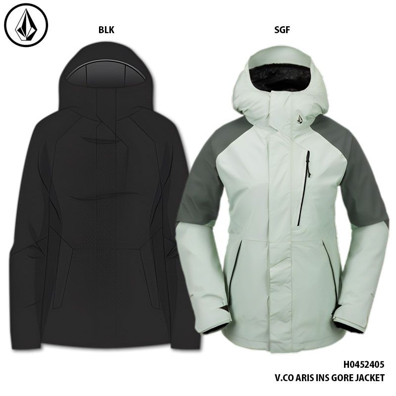 ボルコム レディース ウェア ジャケット 23-24 VOLCOM V.CO ARIS INS GORE JACKET H0452405 アリス ゴアテックス 日本正規品