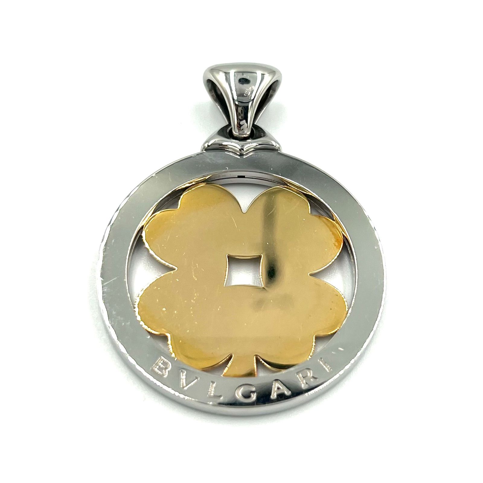 ブルガリ　BVLGAI トンド　ハート750 SS k18 ペンダント　トップ 楽天市場】ブルガリ ペンダントトップ チャーム K18YGxSS トンド