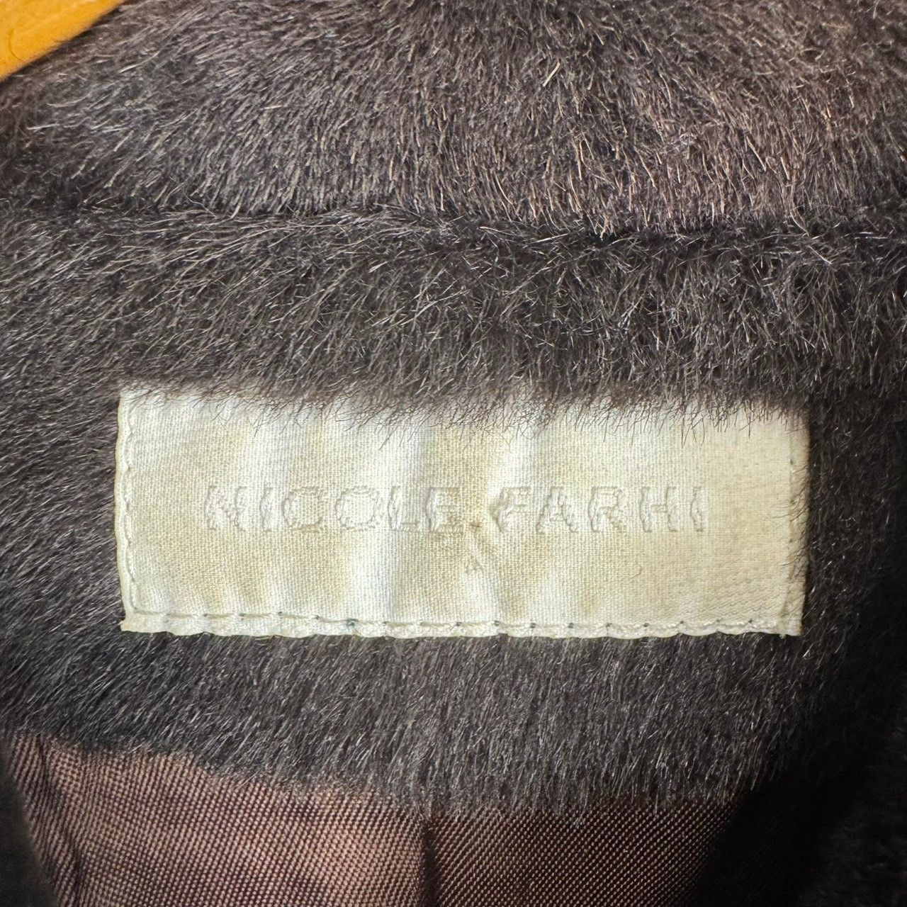 90s NICOLE FARHI ニコルファーリ ファーコート 羊皮 レディース 90s NICOLE FARHI ニコルファーリ ファーコート 羊皮 レディース