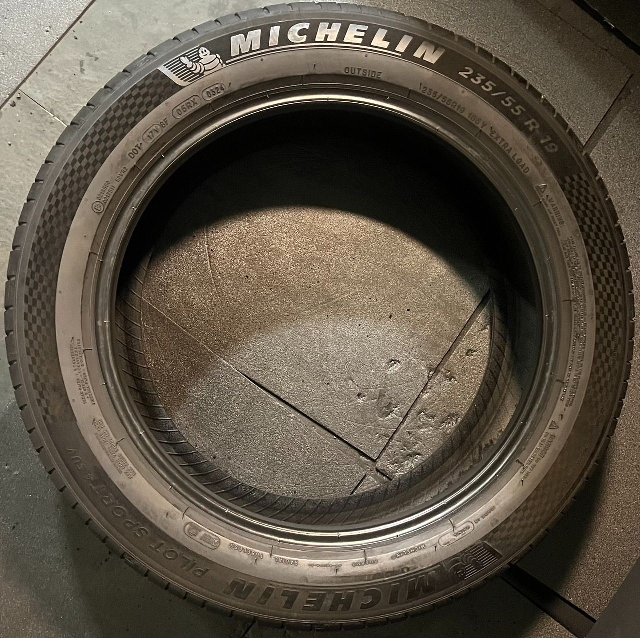 2025年製 約6分山 ミシュラン MICHELIN パイロットスポーツ PILOT SPORT 4 SUV 235|55R19 1本 送料無料 h_595 FFCRYSTALESIA_COM