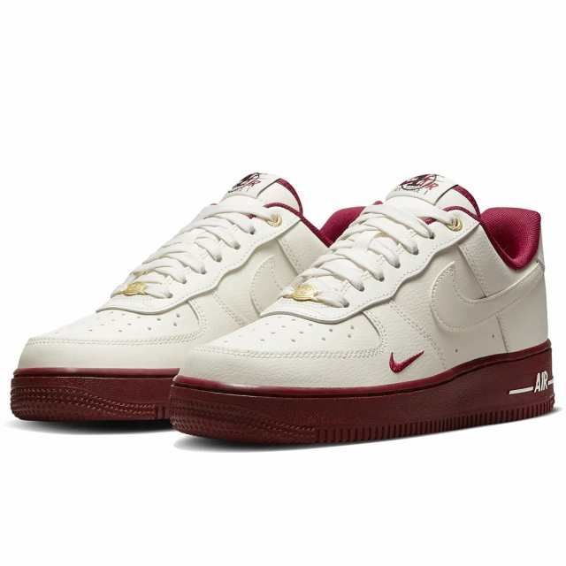 【10％割引クーポン配布】新品 NIKE ナイキ スニーカー ナイキ エア フォース 1 07 SE 40周年 NIKE W AIR FORCE 1 07 SE 40th セイル/メタリックゴールド/ブラック/チームレッド DQ7582-100 男女兼用