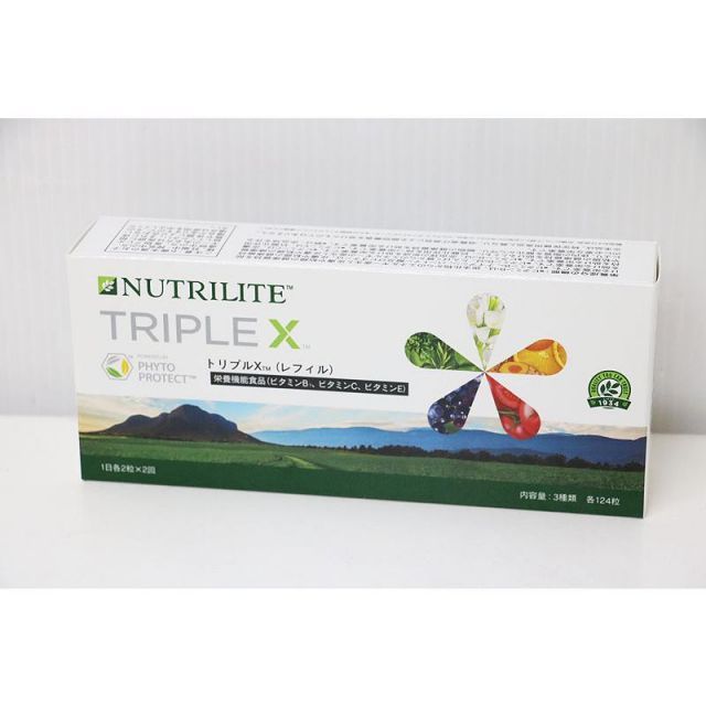 ご確認 お問合せ アムウェイ トリプルXレフィル[新製品] Amway ※期限2023年4月13