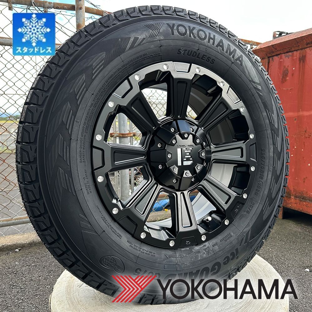 即納 デリカD5 RAV4 トヨタ スタッドレス タイヤホイールセット ヨコハマ アイスガード 215/70R16 225/70R16 16インチ  DeathRock 4本セット - メルカリ