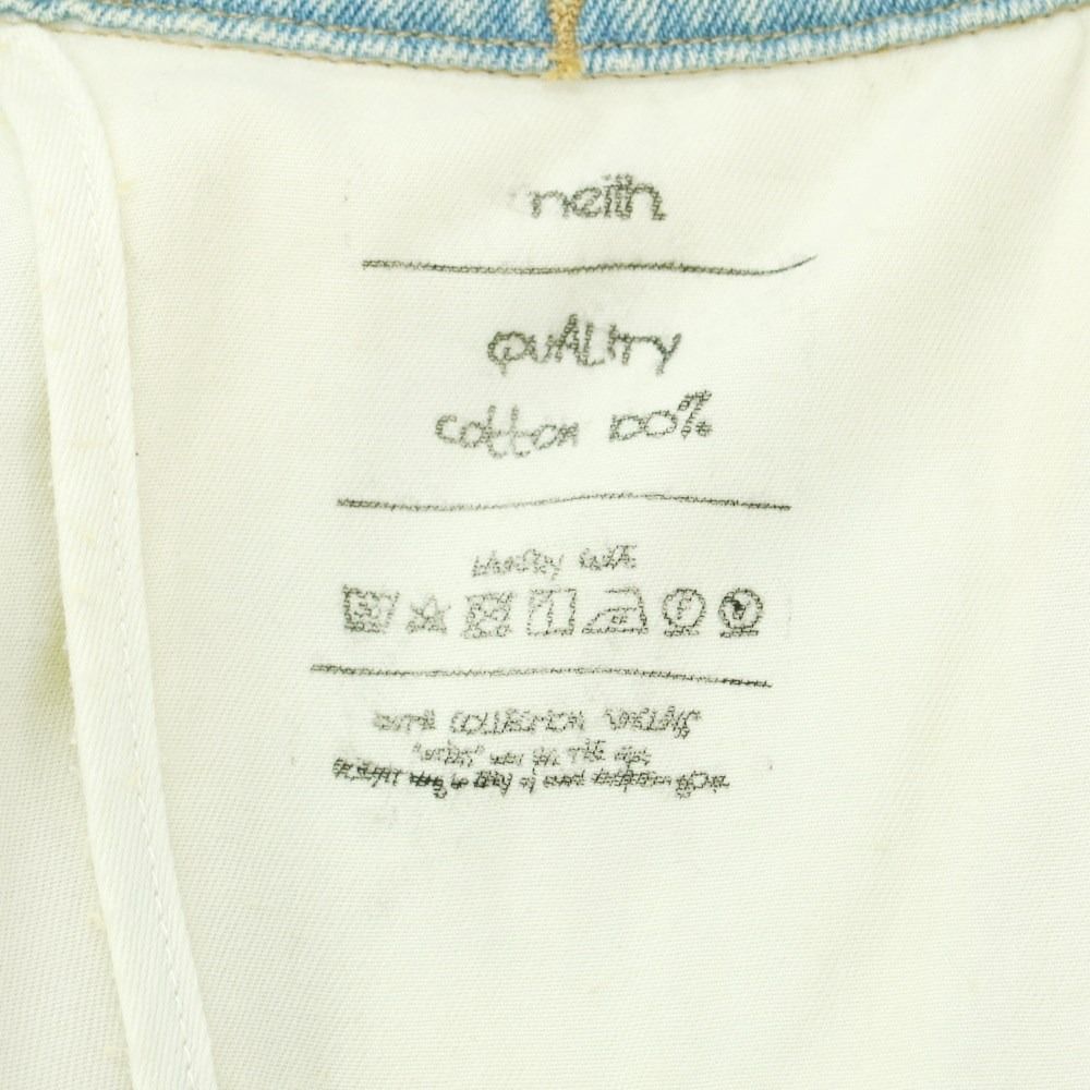 中古】ネイス neith. ダメージ加工 Gジャン デニムジャケット ライト