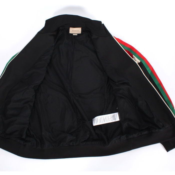 グッチ GUCCI ネオプレン ジップ ジャケット ブラック 698448