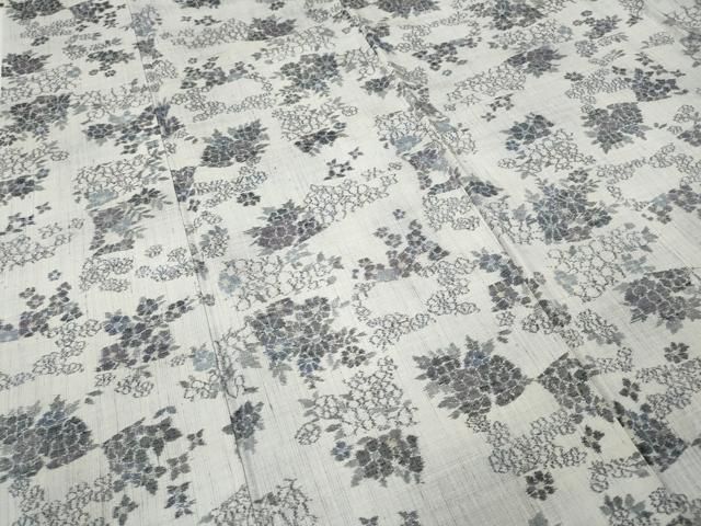 平和屋着物○小千谷紬 舞花文 正絹 逸品 CAAZ2619ut - メルカリ