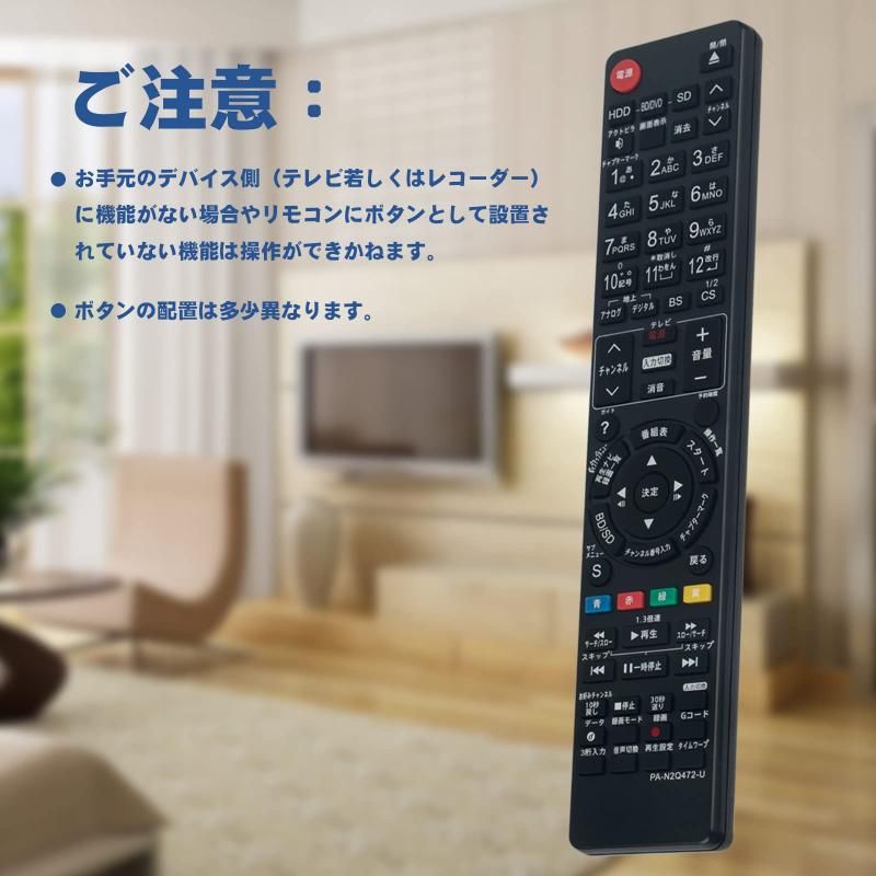 新品リモコン　3番組録画　パナソニックブルーレイレコーダー　DMR-BZT710 新品リモコン 3番組録画 パナソニックブルーレイレコーダー DMR