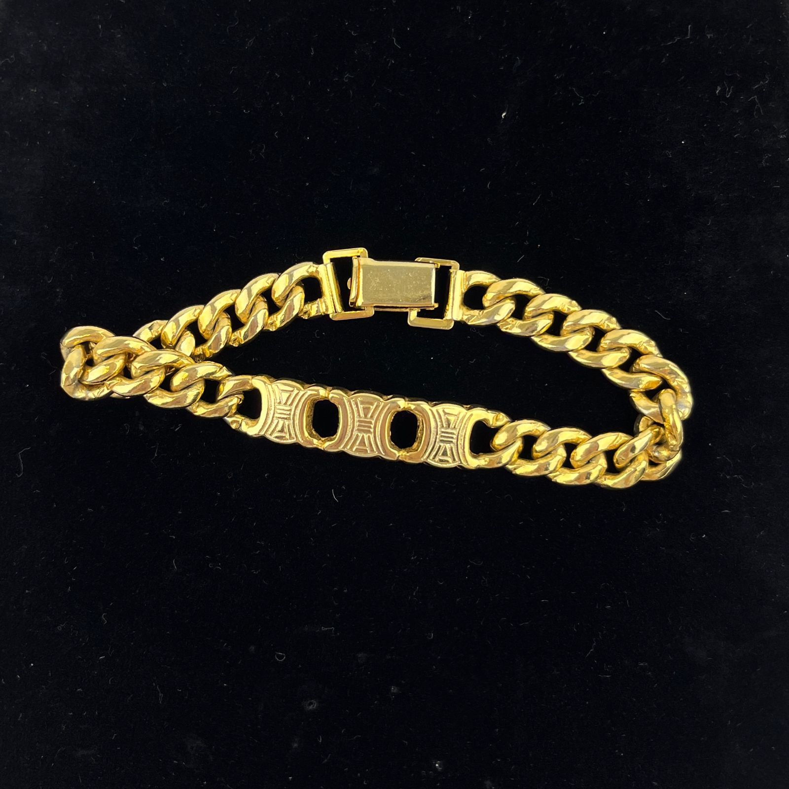 セリーヌ ノット エクストラシン ブレスレット バングル ゴールド