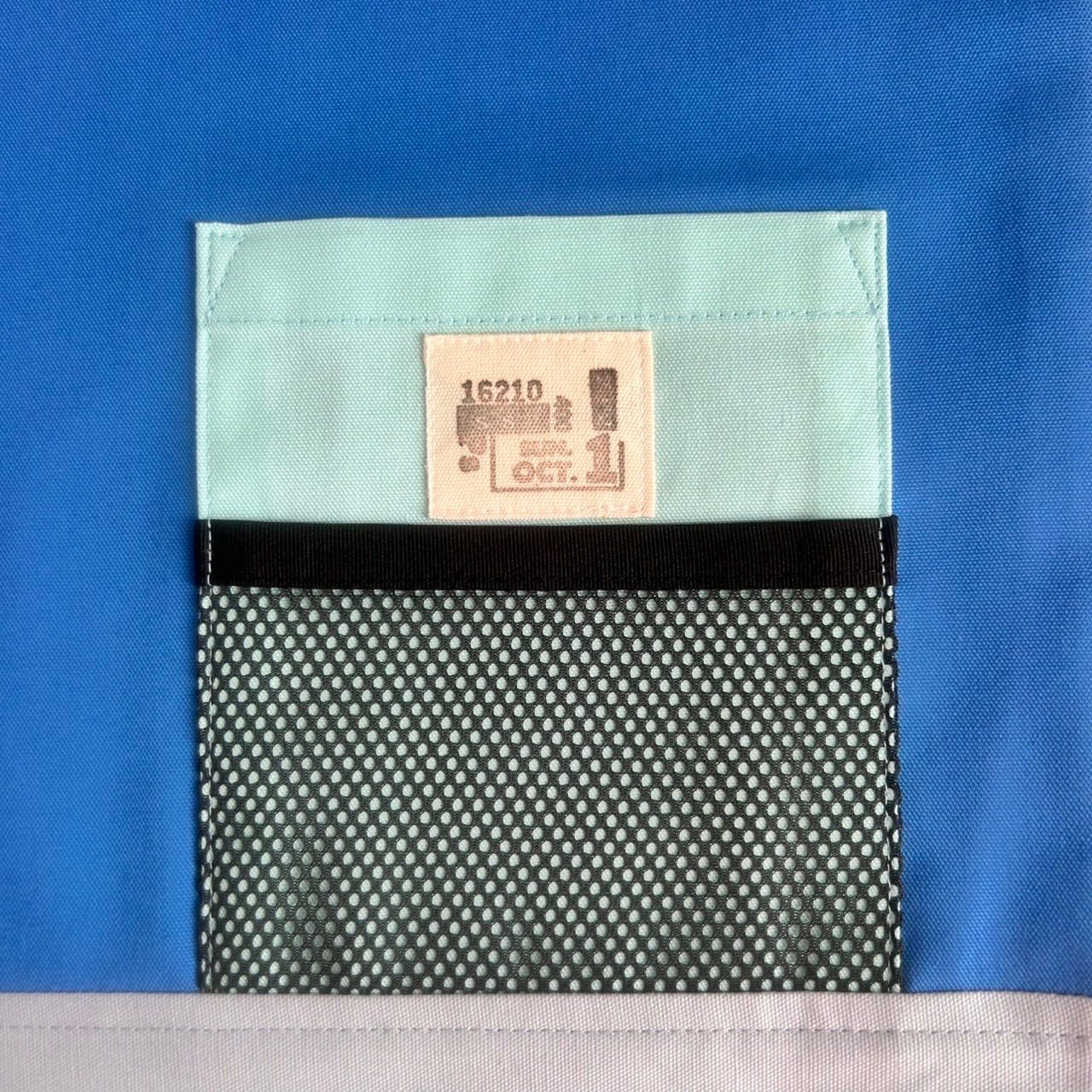 アウトドア風デザイン☆入園入学バッグ3点セット ショップ コバルト