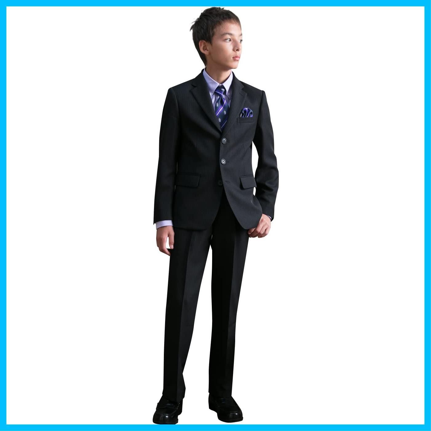 フォーマルスーツ OLIVER HOUSE 黒160A ブラック 卒服オリバー