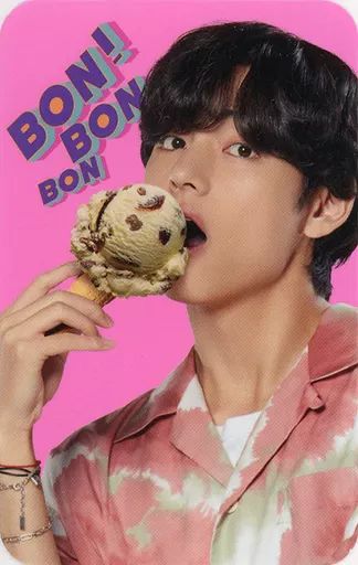 キャラカード　BTS(防弾少年団) フォトカード7枚セット 「BTS×BASKIN ROBBINS(バスキン・ロビンス) ブロックパック」 同梱特典 中古】キャラカード [単品] ブイ(BTS/防弾少年団) フォトカード