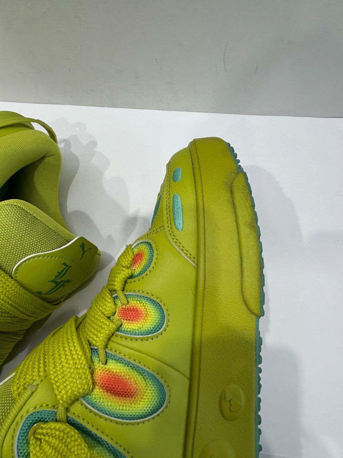 中古 PUMA ラメロ ボール スニーカー 27.5cm プーマ バッシュ バスケ 