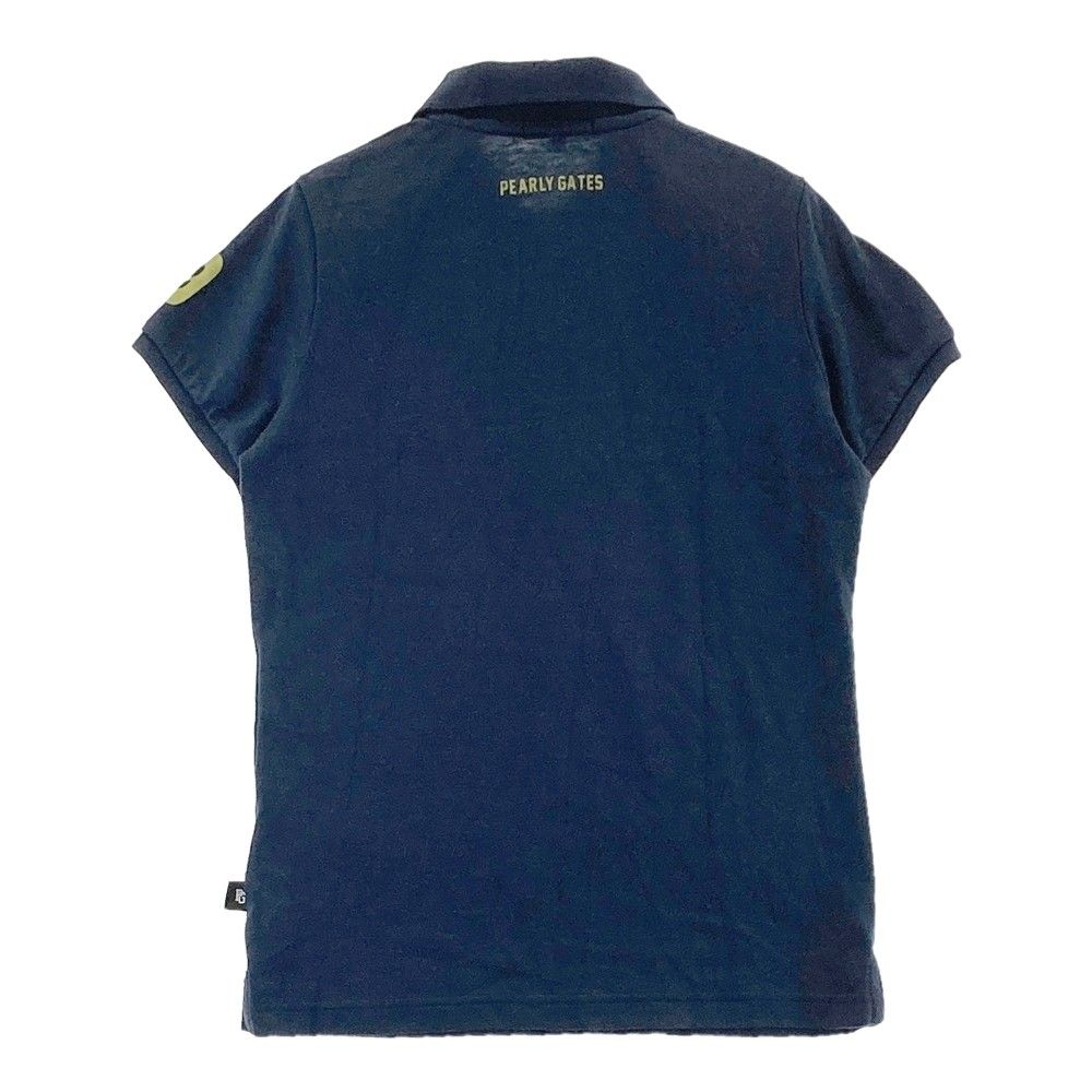 美品　パーリーゲイツ　スヌーピーコラボ　ポロシャツ　6　紺　定価1.9万　近年 新品】PEARLY GATES パーリーゲイツ スヌーピーコラボ ポロシャツ
