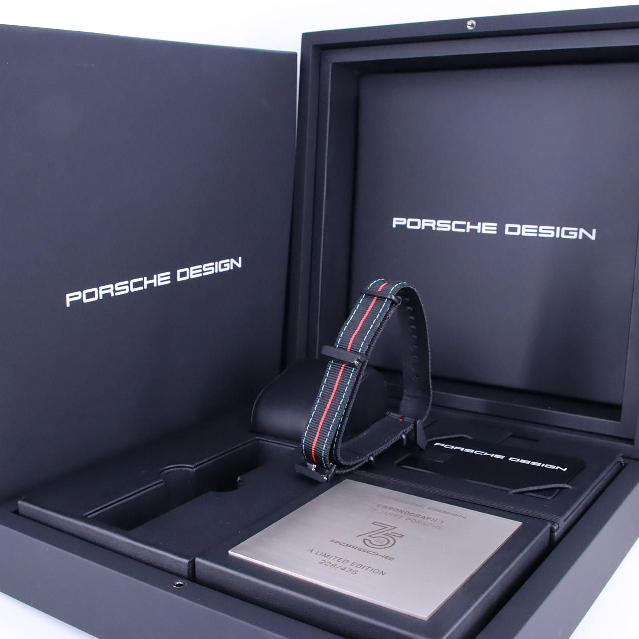 ポルシェ・デザイン クロノグラフ1・ポルシェ75周年 TI LIMITED 6041.7  