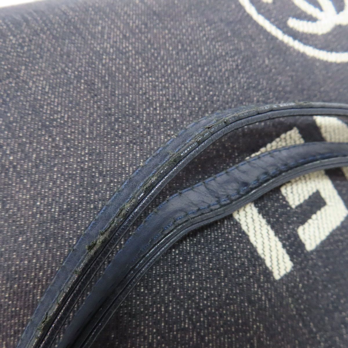 CHANEL シャネル ドーヴィル ゴールド金具 トートバッグ デニム レディース DECORATOM_COM_BR