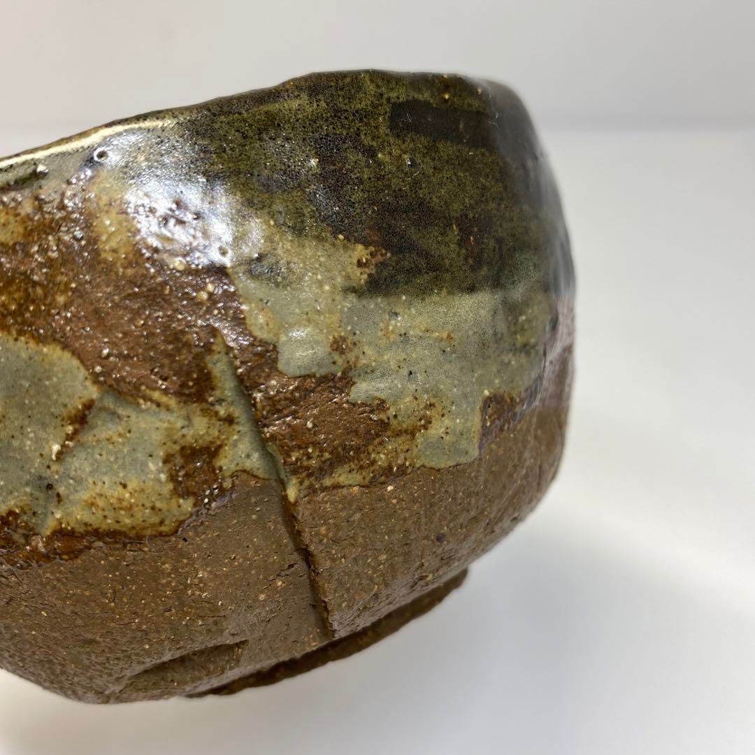 常滑焼 名工 滝田椿渓 茶碗 木箱付 横幅約11㎝ 東Y6-0705②