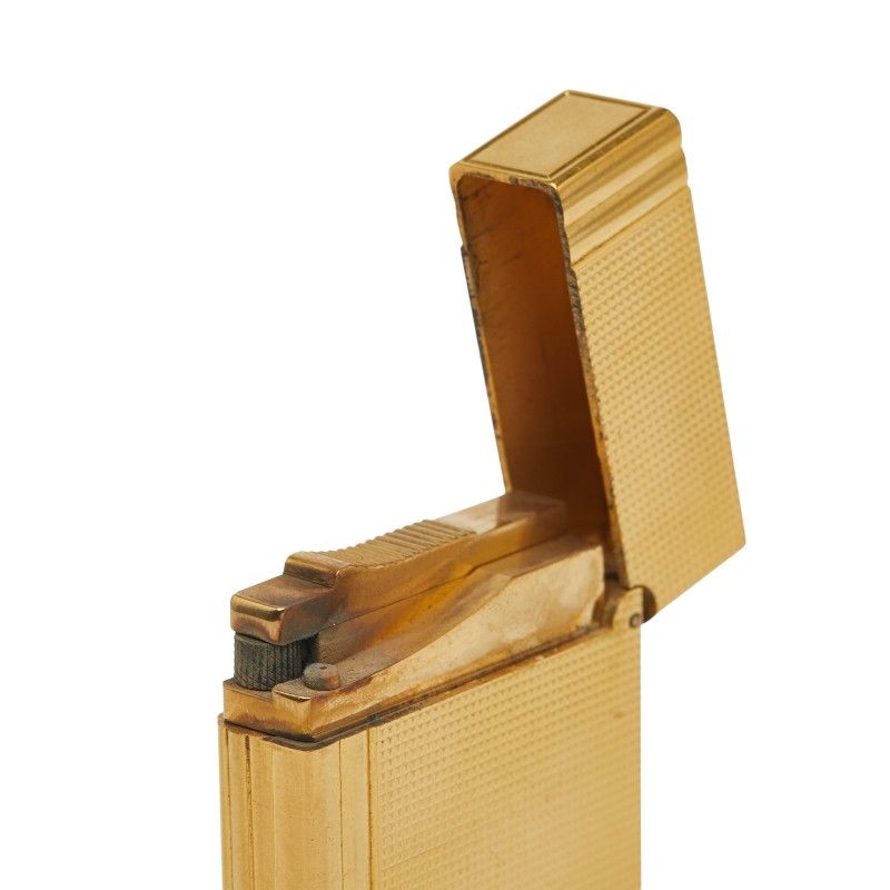  デュポン ライン2 ローラー式 ガス充墳不可 着火未 火花あり ガスライター ゴールド メッキ メンズ Dupont 1-0236745 その他 小物