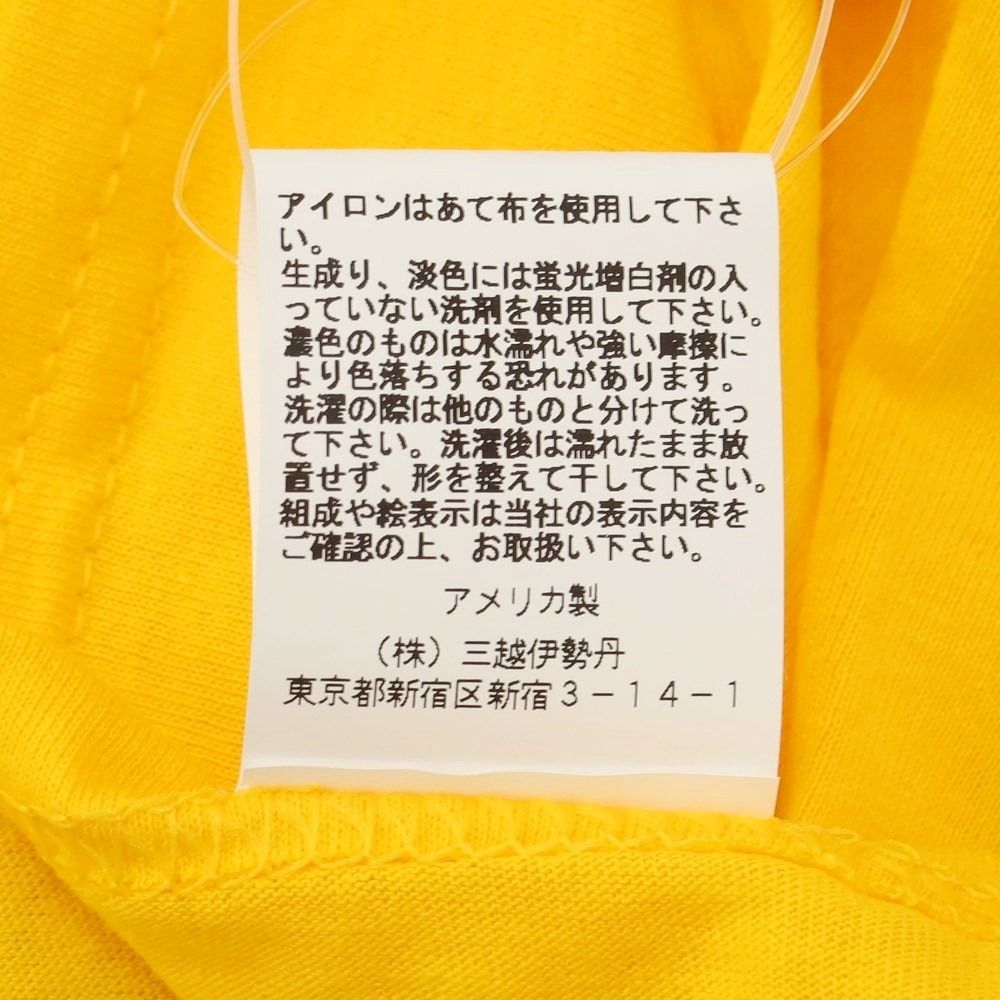 【中古】【未使用】トムサックス Tom Sachs プリント 長袖Tシャツ イエロー系【サイズM】【メンズ】 【未使用】トムサックス Tom Sachs プリント 長袖Tシャツ イエロー系【サイズM】【メンズ】