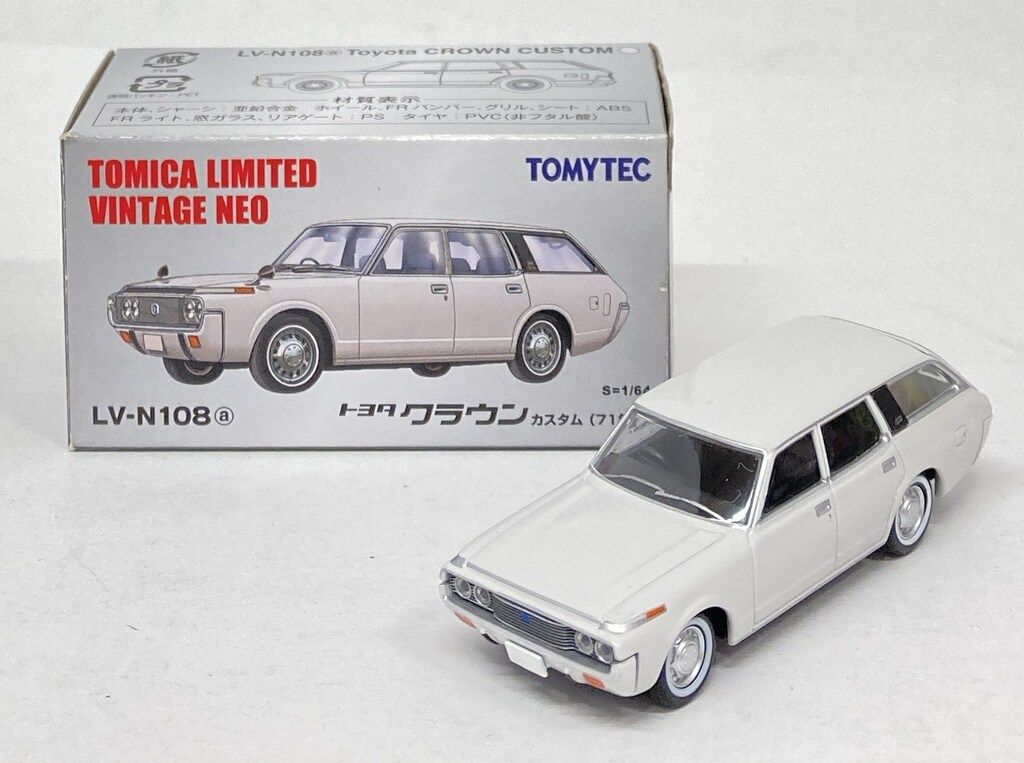 トミーテック TOMICA LIMITED VINTAGE NEO トヨタ クラウン カスタム 71年式 白 LVN108a