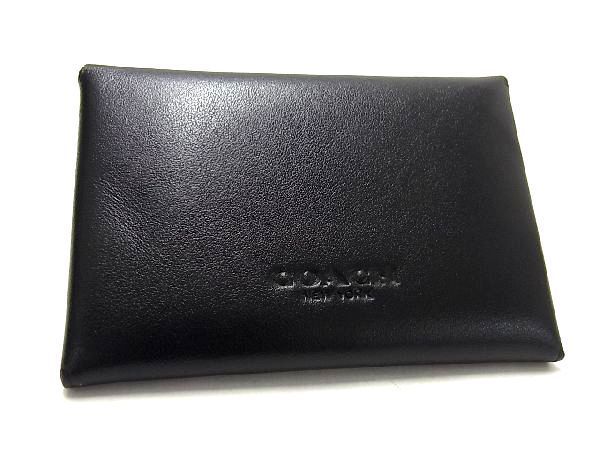 □新品□未使用□ COACH コーチ レザー ターンロック カードケース