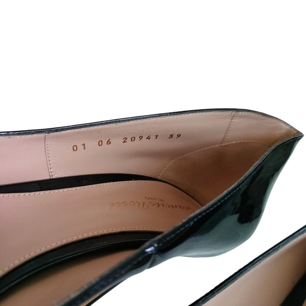 美品 Gianvito Rossi ジャンヴィトロッシ パテントレザー ポイン 美品 Gianvito Rossi ジャンヴィトロッシ パテントレザー ポイン