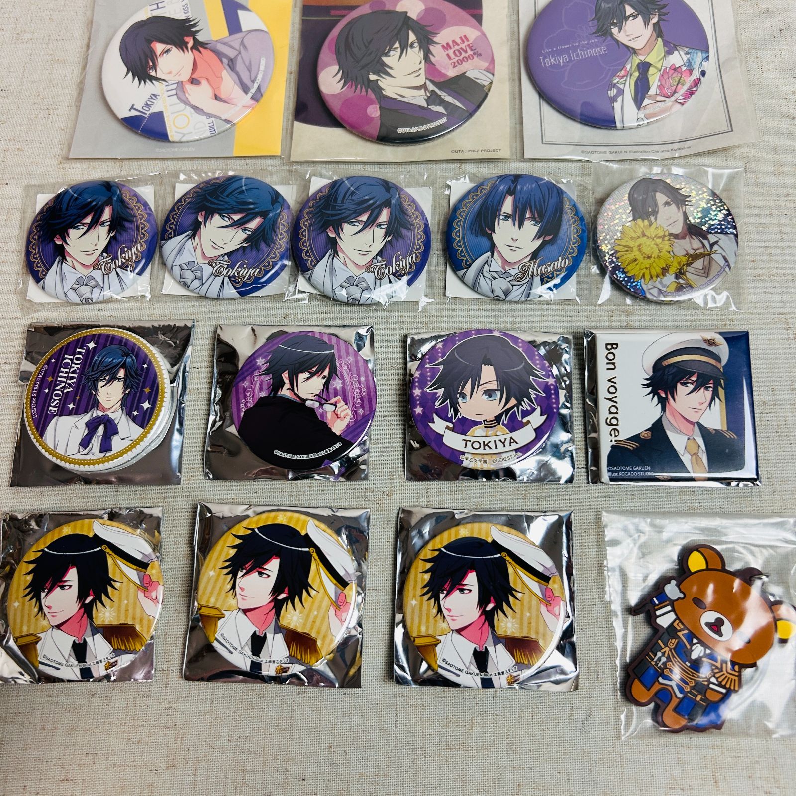 うたプリ 一ノ瀬トキヤ 缶バッジ まとめ売り うたの☆プリンスさまっ 一ノ瀬トキヤ 缶バッジ まとめ売り