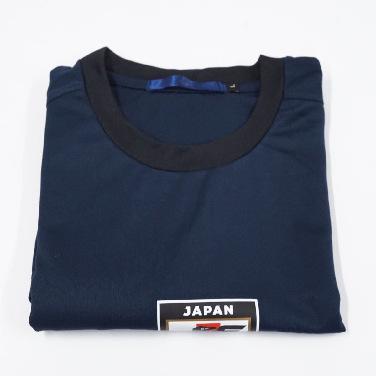 【US規格】希少 kappa JOHOR harimau サッカーシャツ ブルー サッカー日本代表 JFA 2024 プレーヤーズTシャツ USED美品 背