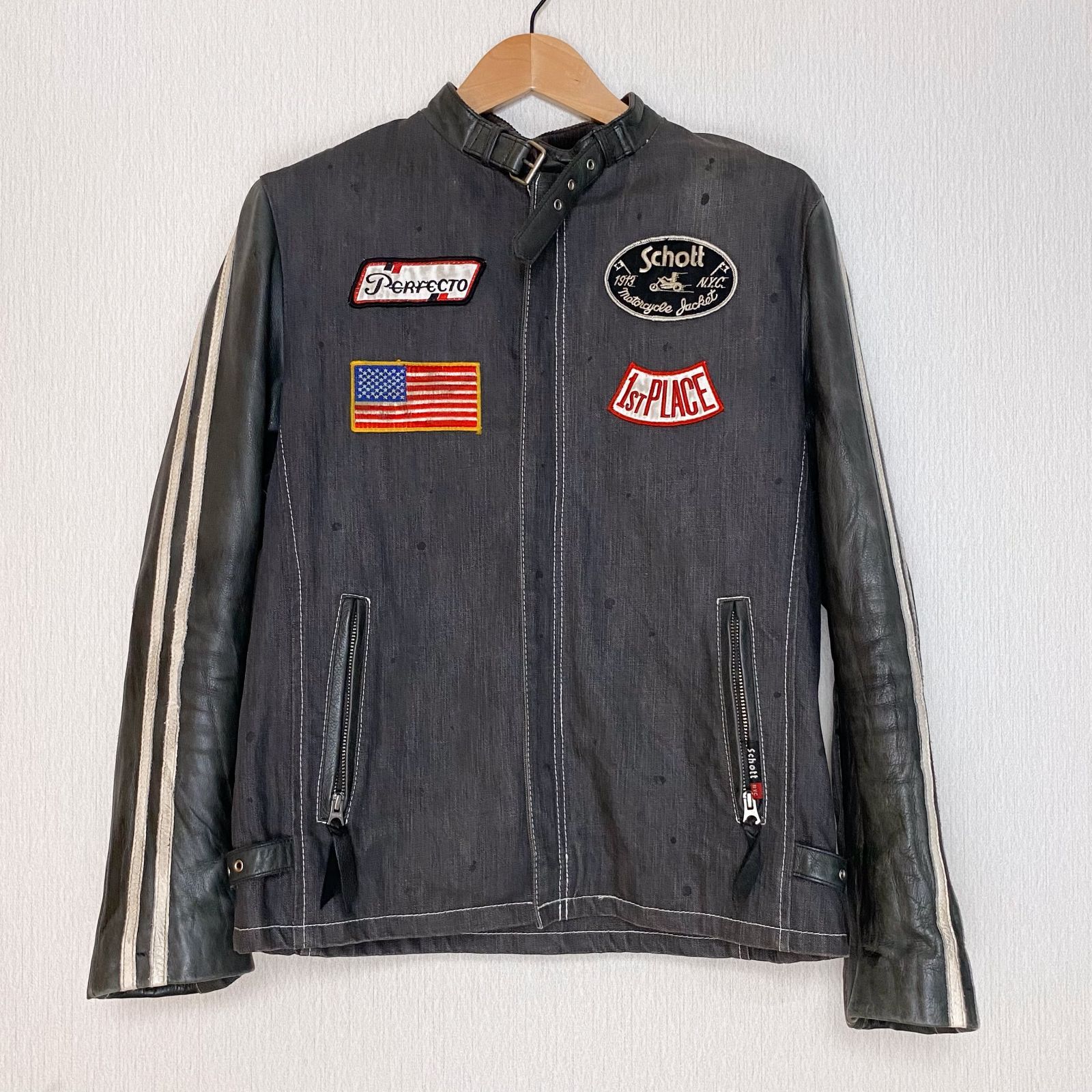 SCHOTT ショット レザー　フライトジャケット　G-1 ヴィンテージ　40 Schott G-1 レザージャケット フライトジャケット 80'S サイズ40未使用