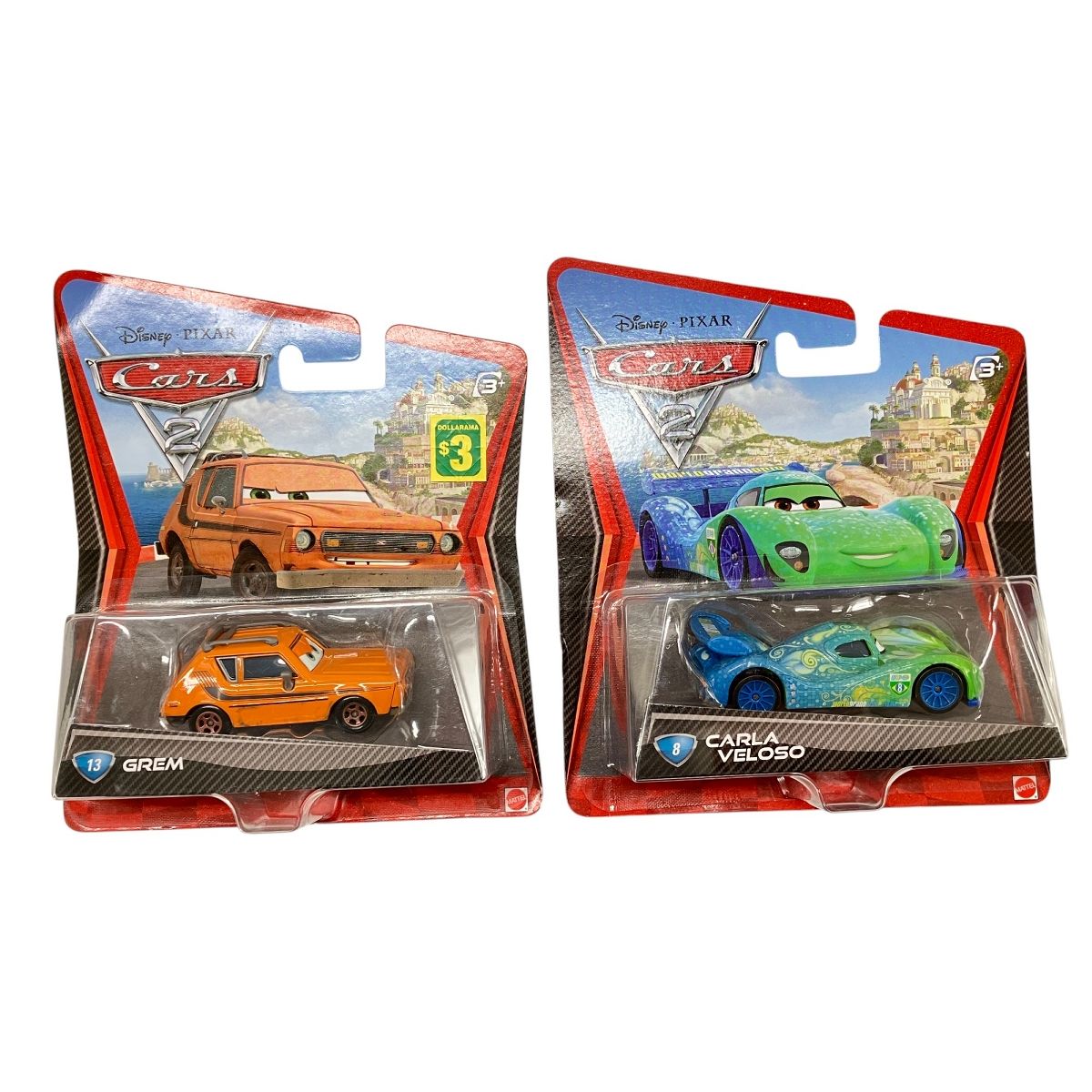MATTEL Disney PIXAR カーズ2 ミニカー 8点 おまとめ セット