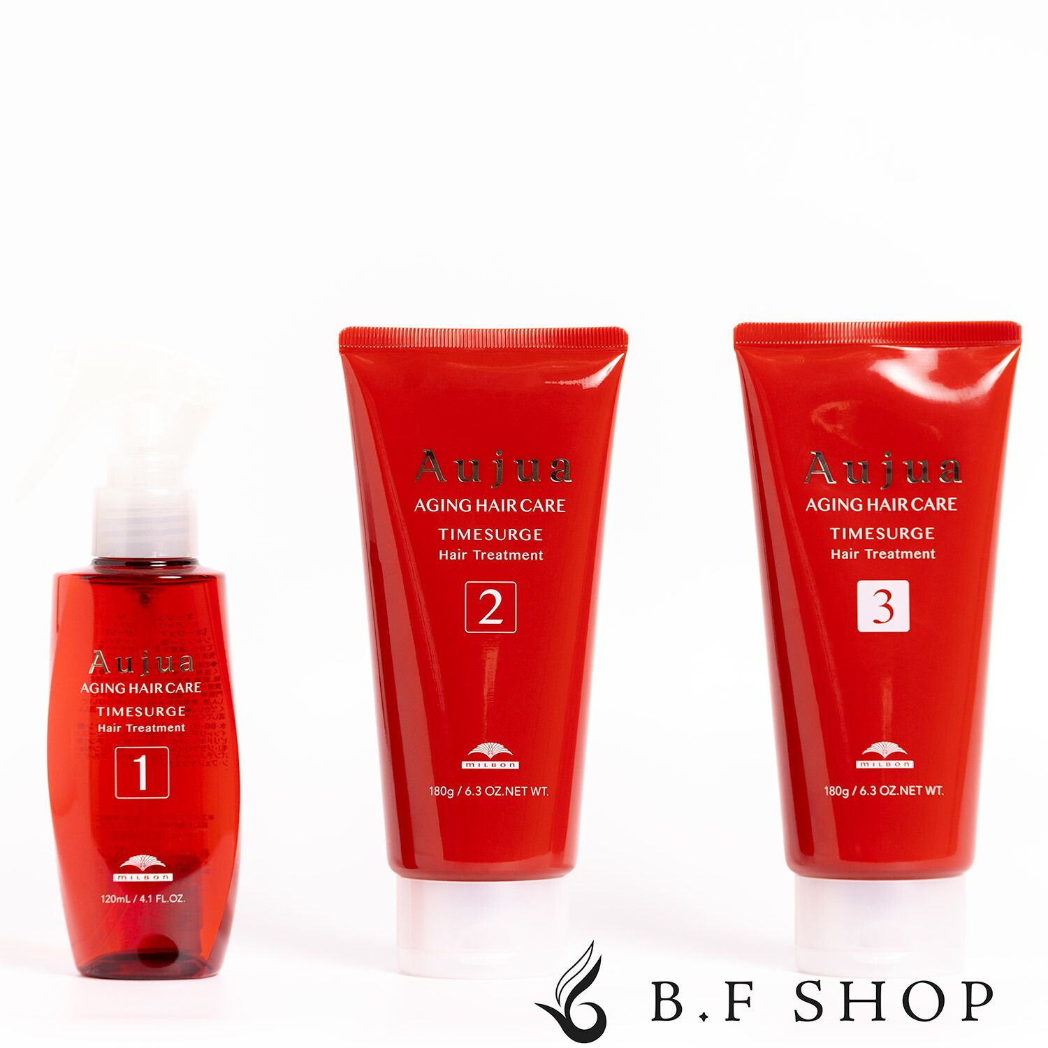 セット品 ミルボン オージュア タイムサージ 5ステップ サロントリートメント システムトリートメント milbon aujua LSC