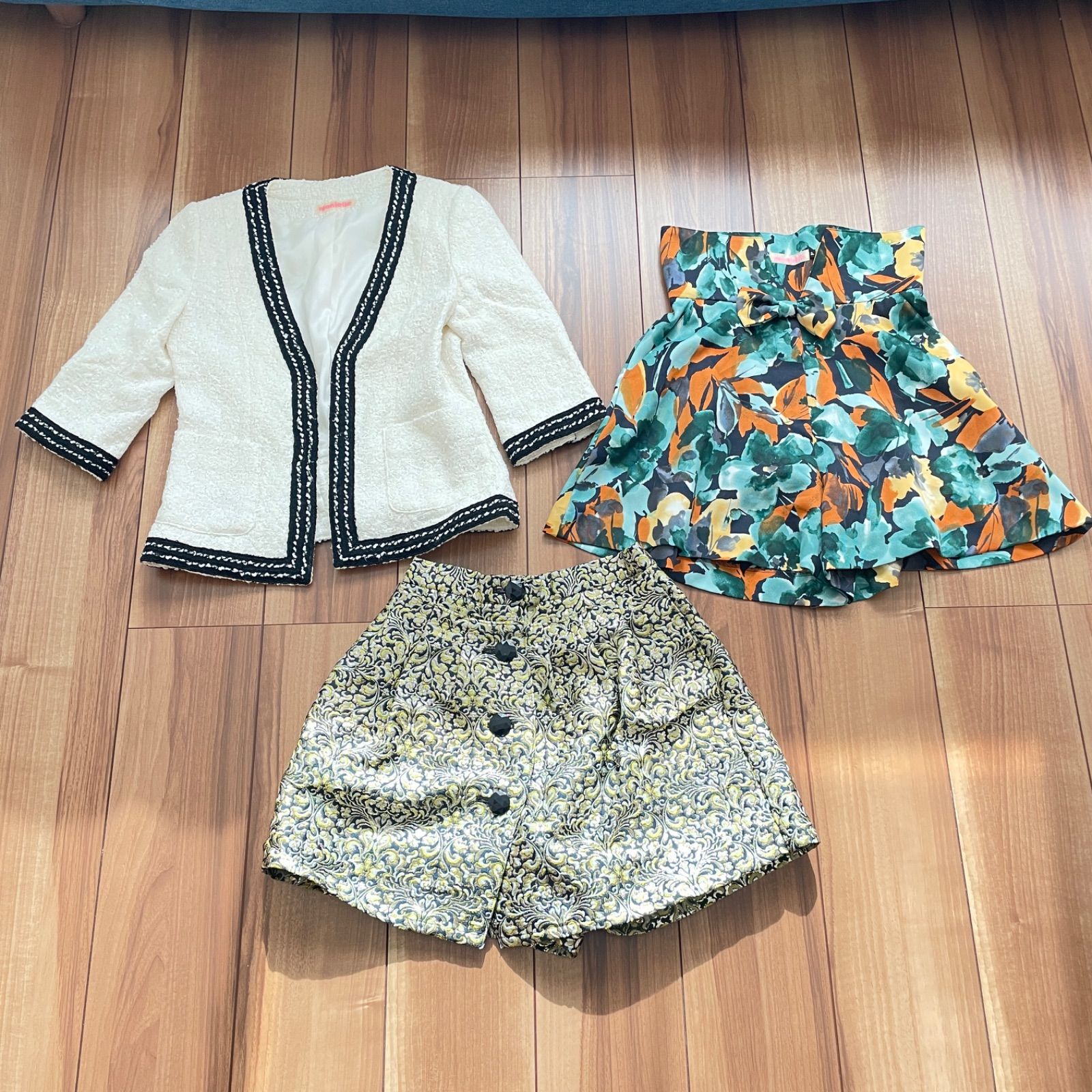 manielle マニエル　ショートパンツ サマーチェックショートパンツ - manielle