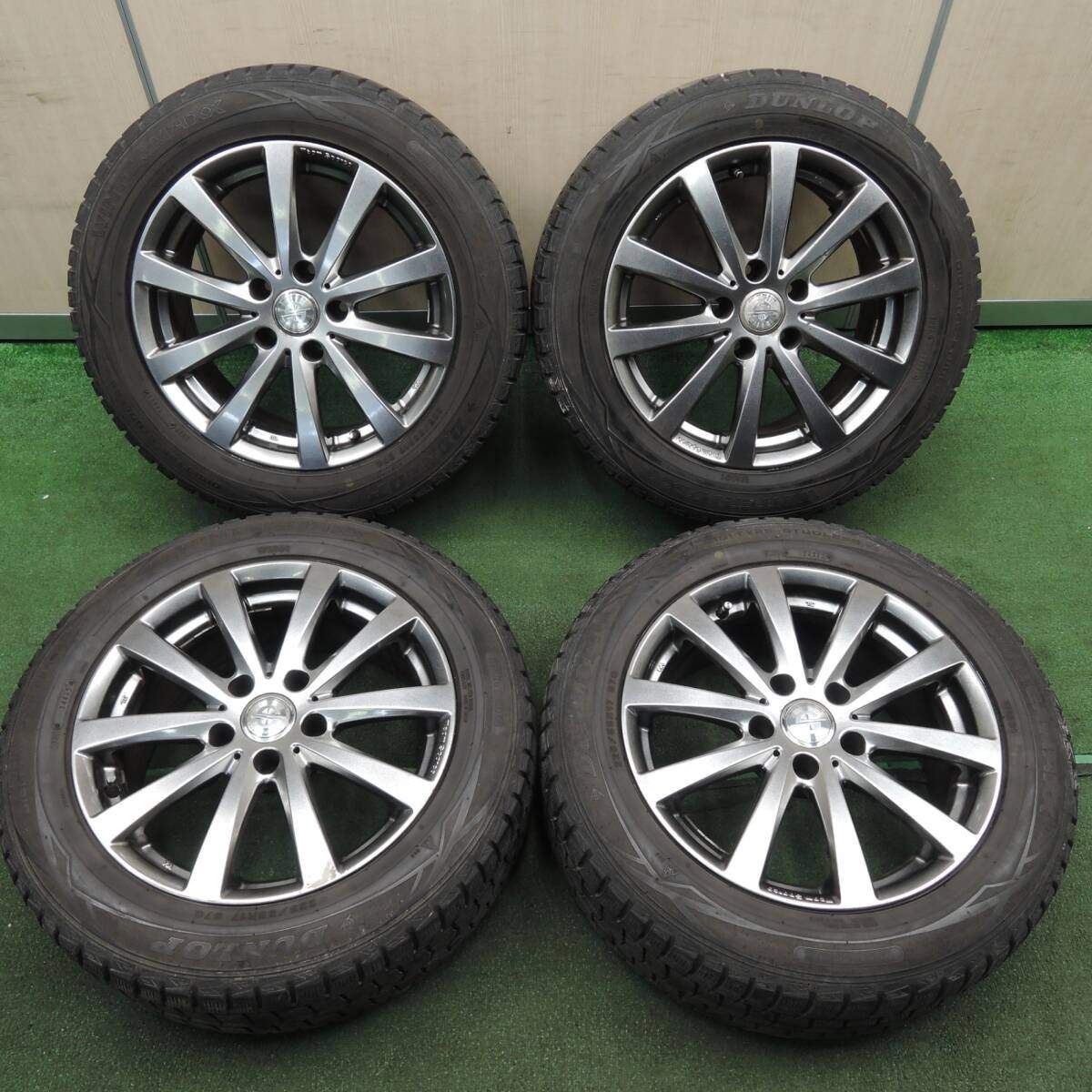 4本価格 BMW等 Team Sparco 225|55R17 スタッドレス ダンロップ ウインターマックス WM01 PCD120|5H 4030104TNス