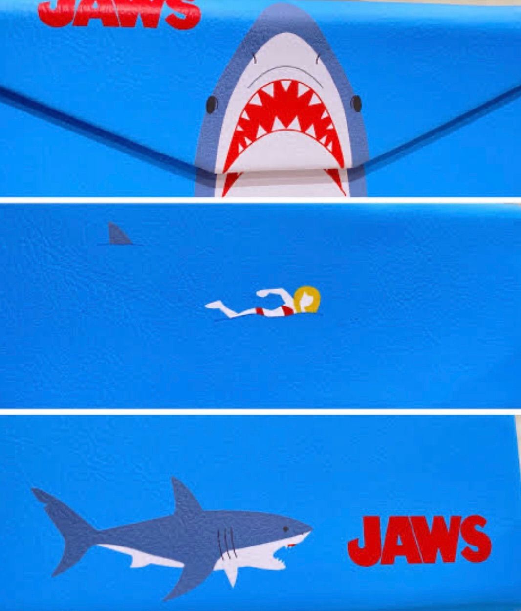 A. JAWS ジョーズ 鮫 折り畳みめがねケース - レディース、キッズ