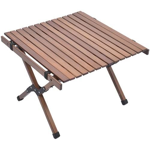 人気商品】ピースパーク アウトドア 最高 ウッドテーブルスモール