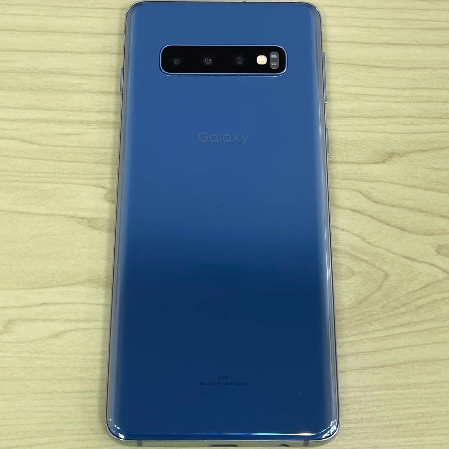 美品】GALAXY S10 SCV41 128GB プリズムブルー SIMフリー 20978 - メルカリ