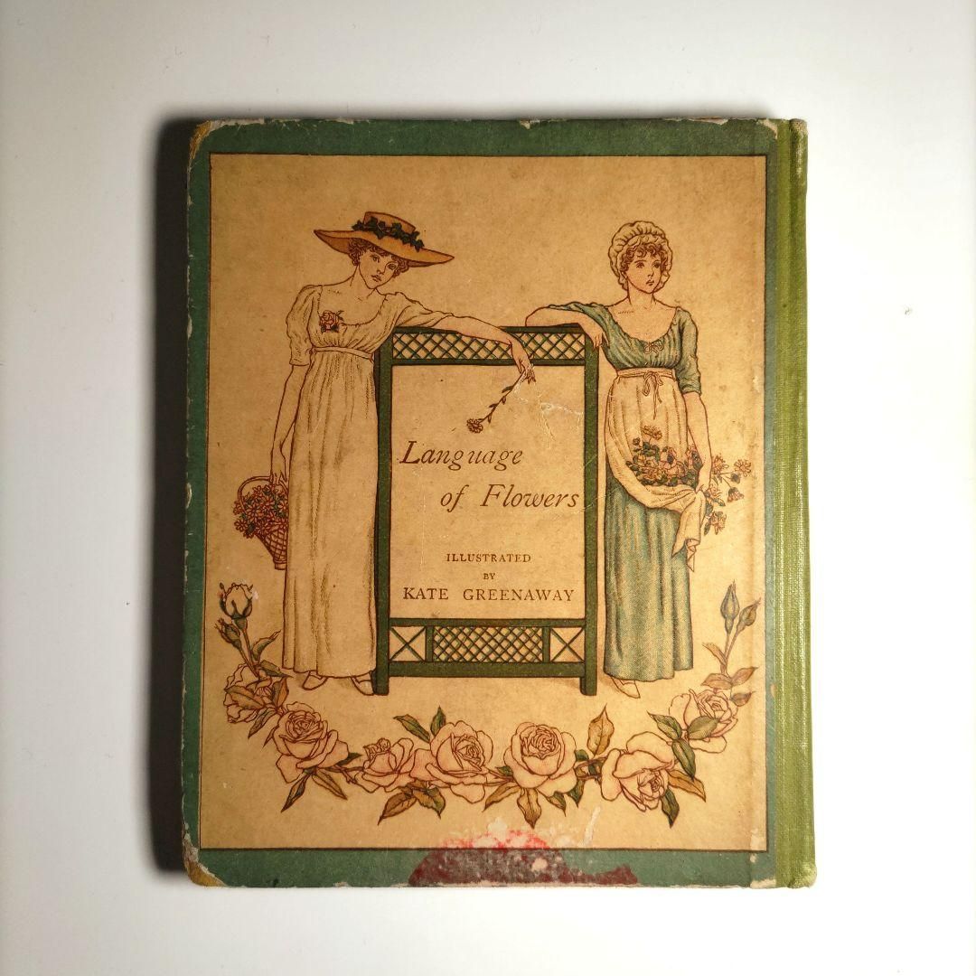 1884年 アンティーク 絵本 The Language of Flowers