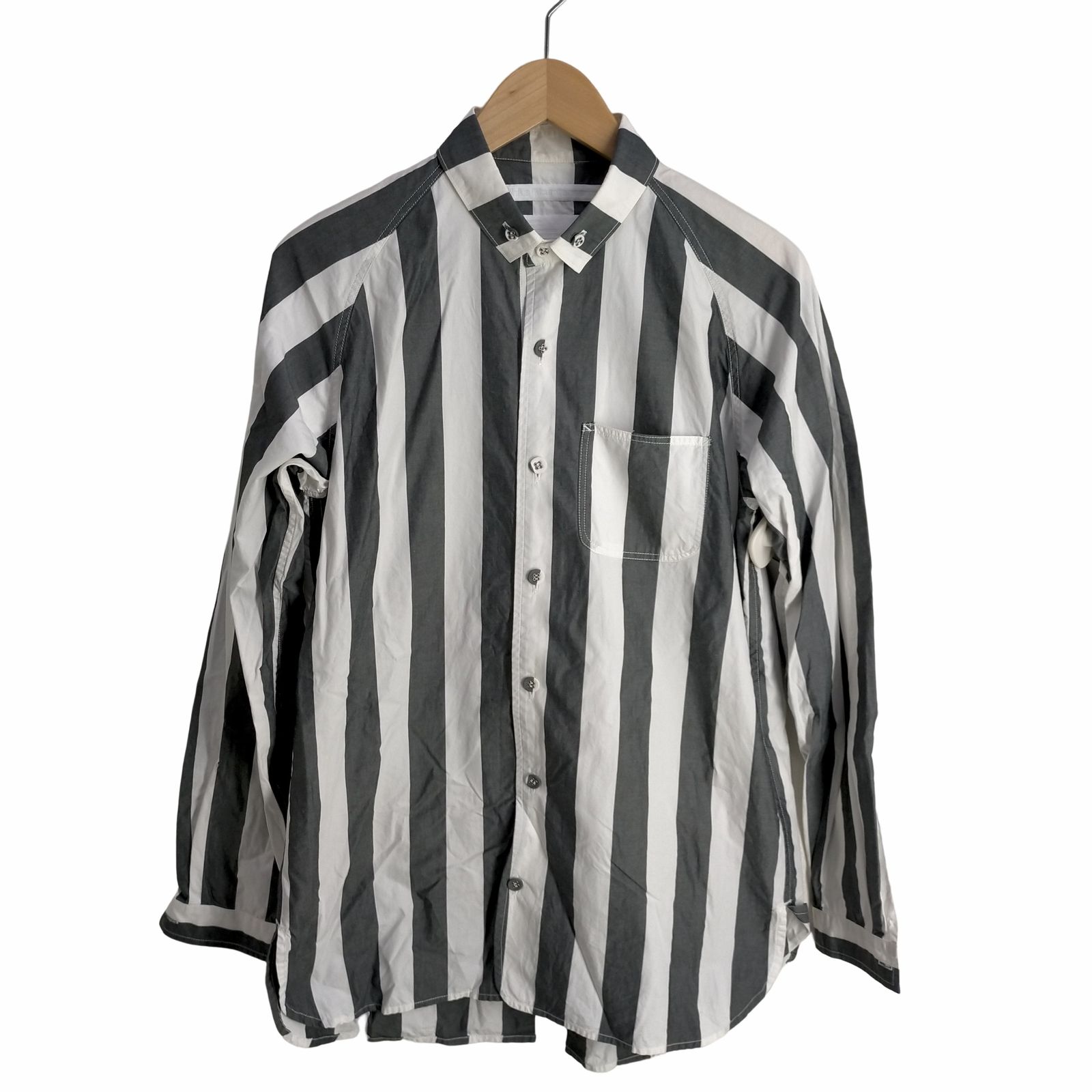 White Mountaineering メンズ シャツ ストライプ #139 White Mountaineering - STRIPE LONG SHIRT / Aライン