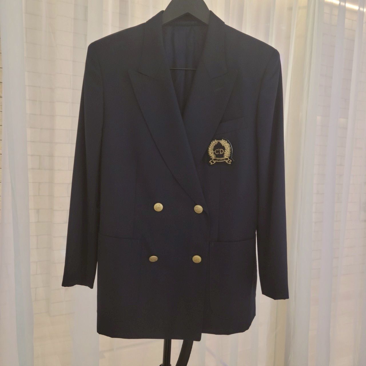 ディオール Dior スポーツジャケットワッペンネイビーS ジャケット