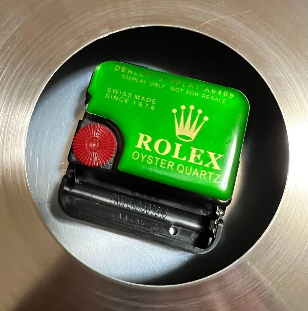 リプロダクト品　新品未使用 希少品 rolex掛け時計 青サブシルバー リプロダクト品 ROLEX希少品 ロレックス デイデイト掛け時計 リ