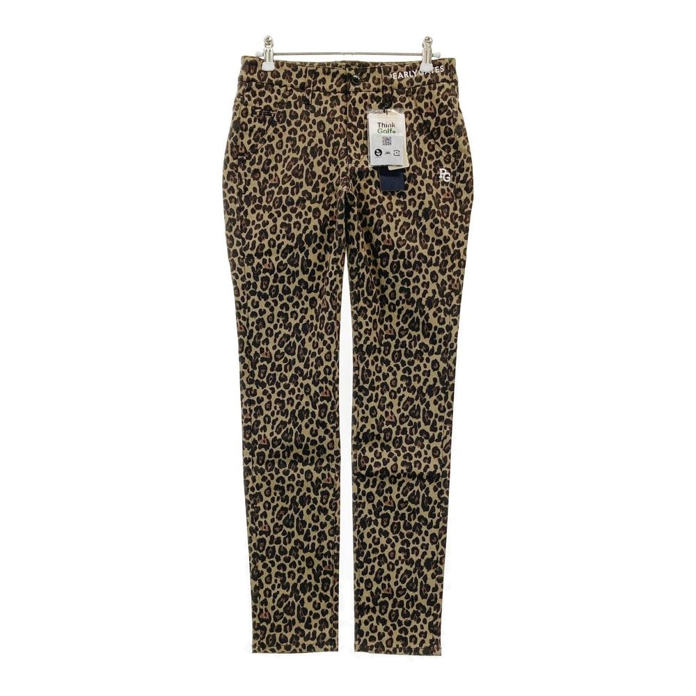 サイズ 0 PEARLY GATES パーリーゲイツ 055-2231026 ストレッチパンツ ヒョウ柄 レオパード ブラウン系 240101528481 ゴルフウェア レディース ストスト