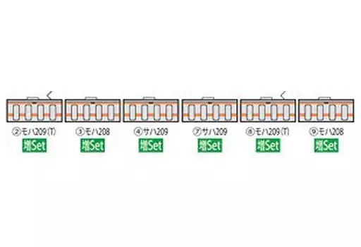 【】鉄道模型 1/150 209 1000系通勤電車 中央線 6両増結セット [98335]