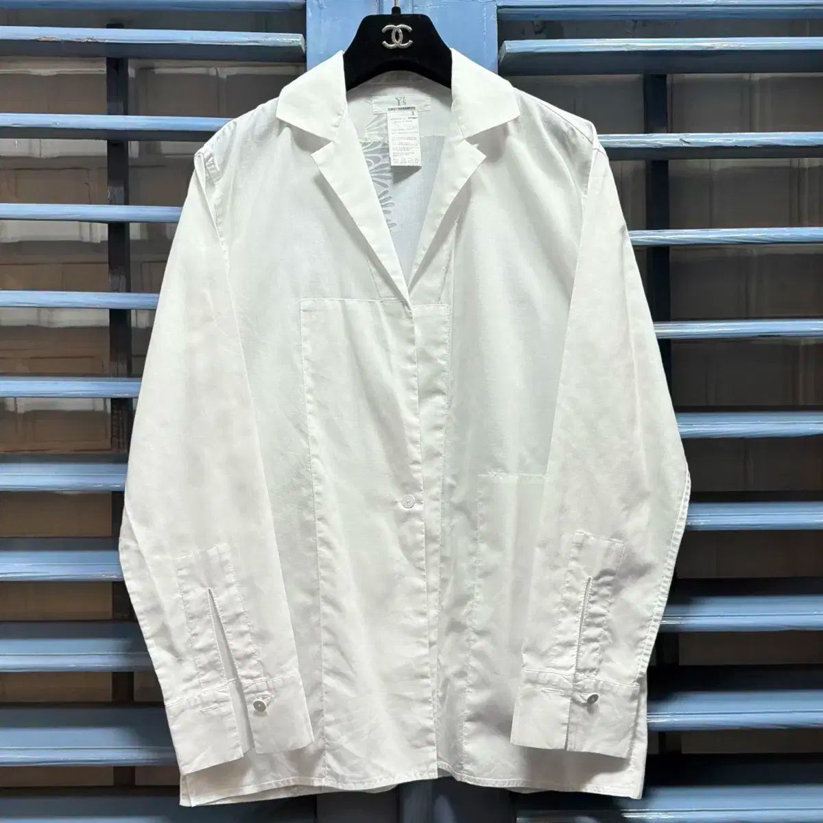 YOHJI YAMAMOTO ヨウジヤマモト パッチワーク ディテール シャツ