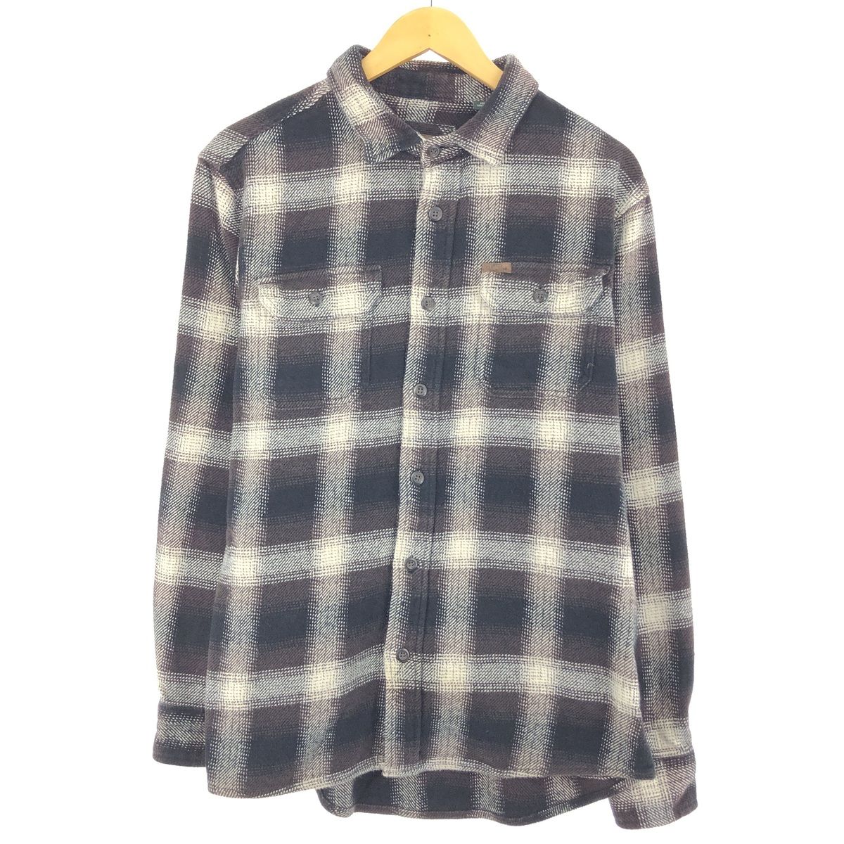 古着 ORVIS 長袖 ヘビーネルチェックシャツ メンズM/eaa440466