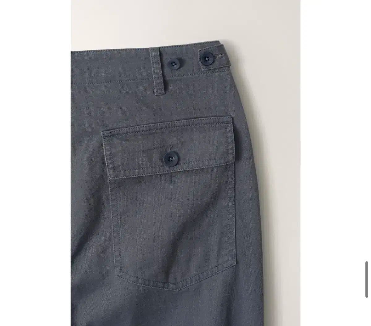 Nothing Written ナッシングリトゥン Nou Fatigue Pants Indi Blue m パッティング DECORATOM_COM_BR