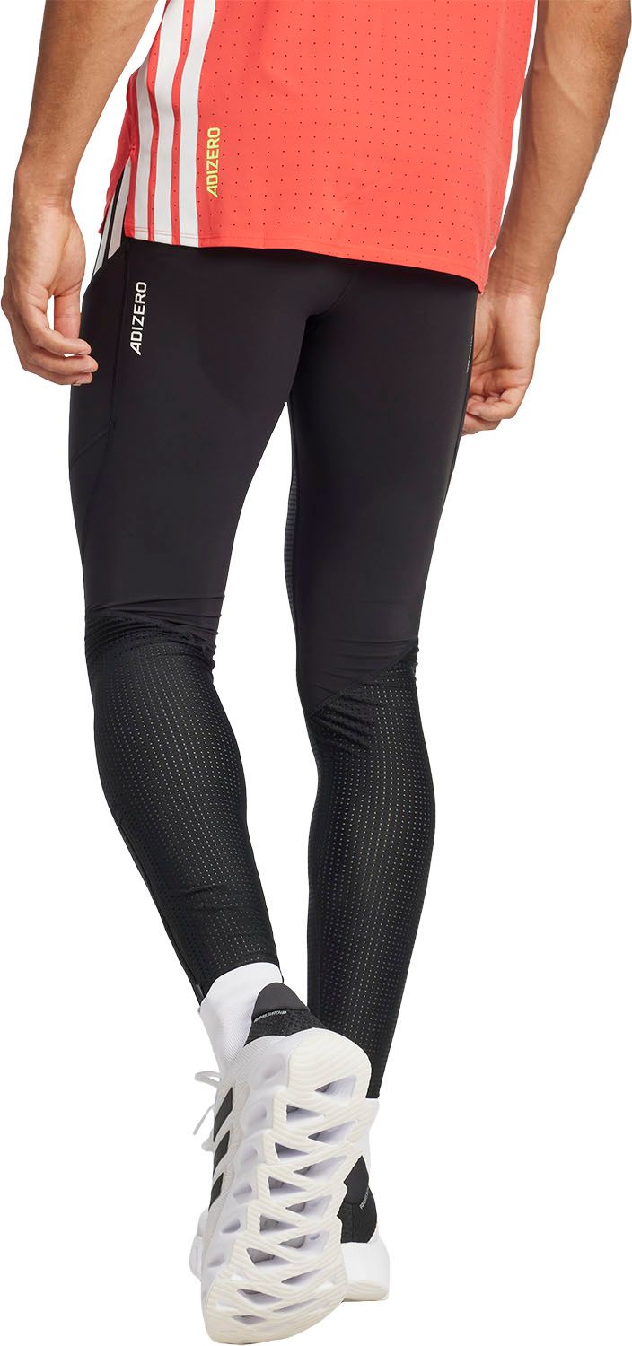  アディダス adidas アディゼロ ランニング ロングレギンス JOM 23 IX 8984 ブラック 陸上用シャツ 陸上競技