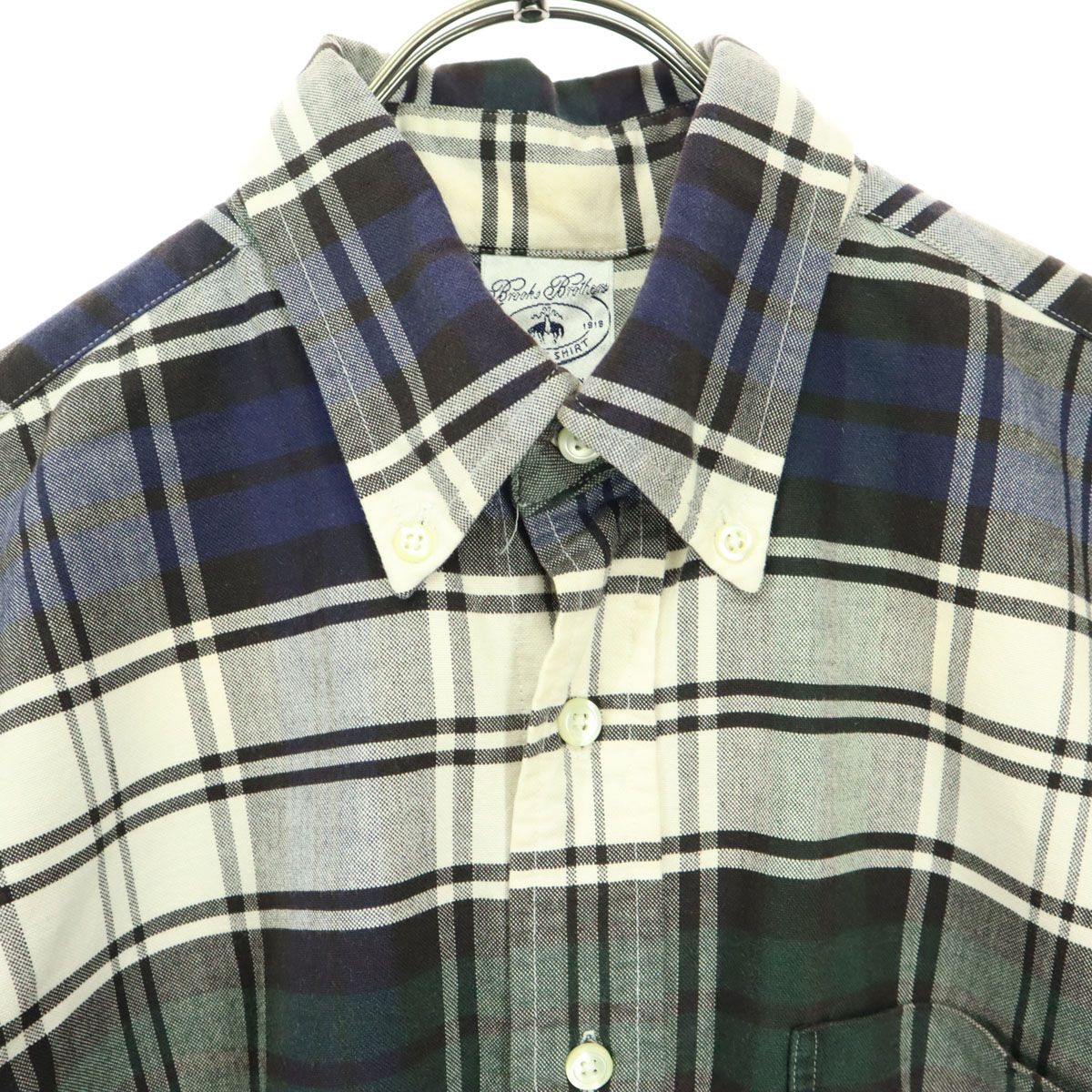 Brooks Brothers ブルックスブラザーズ USA製 チェック柄 長袖 ボ