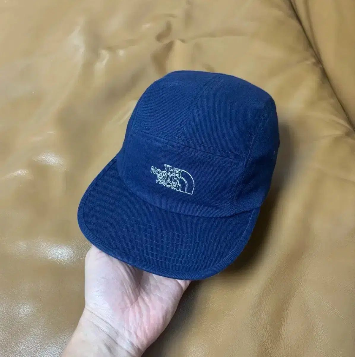 nanamica THE NORTH FACE パープルラベル スティッチ ロゴ ウォッシュド ネイビー キャンプキャップ 帽子
