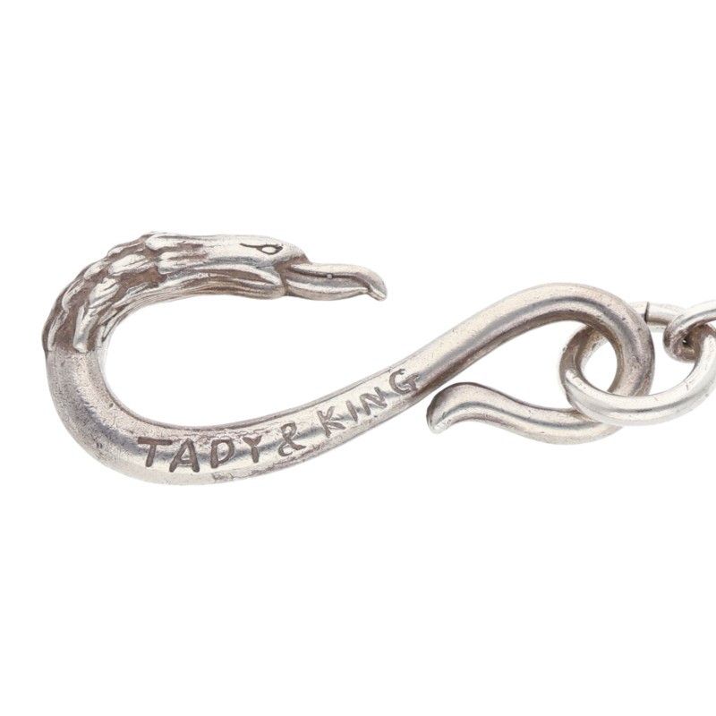 TADY&KINGイーグルフック＆ホイール細丸チェーン (K18ローズ）45cm