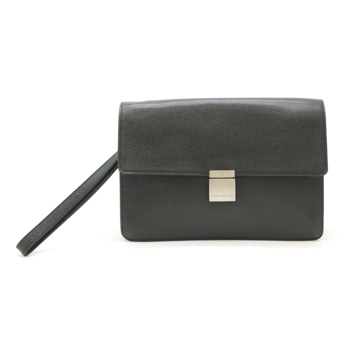 LOUIS VUITTON ルイ ヴィトン タイガ セレンガ セカンドバッグ クラッチバッグ レザー アルドワーズ 黒 ブラック ベタなし M30782